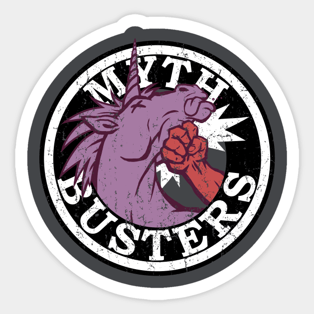 Myth Busters Sticker by Emchromatic